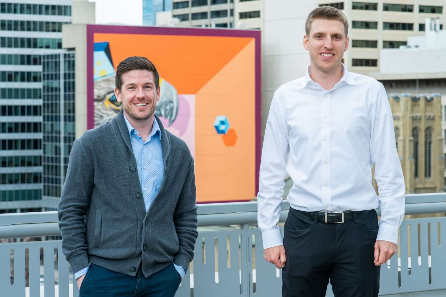 From left: Corey Wood, Co-Founder and CEO of Clairifi, and Dr. Ian Burgess, Co-Founder and President of Validere.